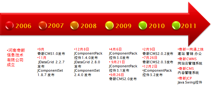 奇新公司发展历程